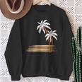 ヤシの木 夏 カラフル 胸 プリント ホリデー スウェットシャツ 年配の女性への贈り物