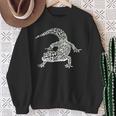 ヤモリ ヒョウモントカゲモドキ 爬虫類 スウェットシャツ 年配の女性への贈り物