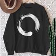 円相、禅、円、シンボル、仏教、仏、瞑想ヨガ スウェットシャツ 年配の女性への贈り物