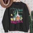 塩辛くなるならテキーラのサマーパーティーを持ってきて スウェットシャツ 年配の女性への贈り物