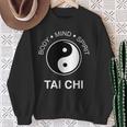 太極拳の心と体の健康のための陰陽師 スウェットシャツ 年配の女性への贈り物