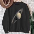 惑星 土星 太陽系 惑星 天文学 科学 スウェットシャツ 年配の女性への贈り物