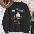楽しいプログラミングpython Javascript Cコーディング スウェットシャツ 年配の女性への贈り物