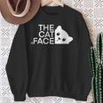 猫の顔 猫デザイン スウェットシャツ 年配の女性への贈り物