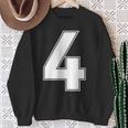 番号4 Fourports アスレチック チーム ジャージー バーシティ ユニフォーム スウェットシャツ 年配の女性への贈り物
