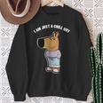 私の新しいキャラクターはチル・ガイ・ファニー・アイ・アム・ア・チル・ガイ スウェットシャツ 年配の女性への贈り物