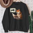 競馬 馬tシャツ 柴犬 シバイヌ 面白いtシャツ ウマ レース 馬 乗馬 メンズ おもしろグッズ ネタ 大人 男性 スウェットシャツ 年配の女性への贈り物