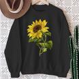 素敵なかわいいヒマワリの植物の花のアートワーク スウェットシャツ 年配の女性への贈り物