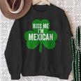 聖パトリックデー 面白いギフト Kiss Me I'm Mexican スウェットシャツ 年配の女性への贈り物