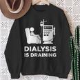 透析tシャツ 透析患者用 透析は排水 スウェットシャツ 年配の女性への贈り物