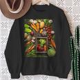 野菜農場フレッシュオーガニック野菜 スウェットシャツ 年配の女性への贈り物