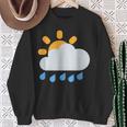 雨雲の向こうの太陽 スウェットシャツ 年配の女性への贈り物