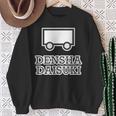 電車大好き Densha Daisuki【電車ファン オタク】鉄道部 部活【変なtシャツ屋さん】面白い 主張メッセージ スウェットシャツ 年配の女性への贈り物