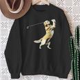 面白いtシャツ ゴールデンレトリバー ゴルフ イヌ メンズ グッズ かわいい おもしろ 面白い 服 ネタ スウェットシャツ 年配の女性への贈り物