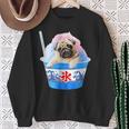 面白いtシャツ パグ かき氷 イヌ メンズ 犬好き グッズ かわいい おもしろ 面白い 服 ネタ 夏 スウェットシャツ 年配の女性への贈り物