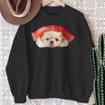 面白いtシャツ ペキニーズ 犬 イヌ 寿司 メンズ 犬好き グッズ かわいい おもしろ 面白い 服 ネタ スウェットシャツ 年配の女性への贈り物