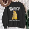 面白いマーモットヴィンテージ面白いことわざマーモット愛好家ジョーク スウェットシャツ 年配の女性への贈り物