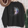 魔法の蝶 神秘的な蝶 銀河 星 スウェットシャツ 年配の女性への贈り物