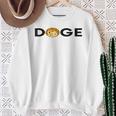 - Doge Dogecoin 暗号通貨 Fun Me Coin スウェットシャツ 年配の女性への贈り物