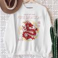 1976年 龍の年 誕生日 1976年 チャイニーズファイアードラゴン 長袖tシャツ スウェットシャツ 年配の女性への贈り物