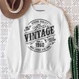 65Th Birthday Made In 1960 When Legends Were Bornintage スウェットシャツ 年配の女性への贈り物