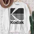 80年代ヴィンテージコダックロゴ ブラック スウェットシャツ 年配の女性への贈り物