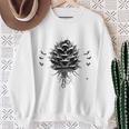 Agave Titanota【アガベ品質管理人】白鯨 ボタニカル 長袖tシャツ スウェットシャツ 年配の女性への贈り物