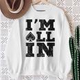 Im All In ポーカーシャツ ポーカープレーヤー スウェットシャツ 年配の女性への贈り物