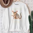 Armadillo かわいいアーマー アニマル アルマジロ 長袖tシャツ スウェットシャツ 年配の女性への贈り物