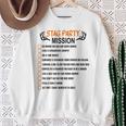 Bachelors Party Checklisttag Do Party Camisa de entrenamiento Regalos para ancianas