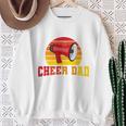 Cheer Dad チアリーディング 父の日 長袖tシャツ スウェットシャツ 年配の女性への贈り物