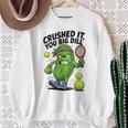 Crushed It You Big Dill Pickle Tennis スウェットシャツ 年配の女性への贈り物
