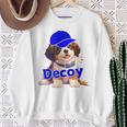 Decoy 愛犬 子犬 デコピン Decoy Kooikerhondje Puppy スウェットシャツ 年配の女性への贈り物