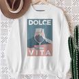 Dolceita Aesthetic Painting Italia Mountains Hikingpritz スウェットシャツ 年配の女性への贈り物