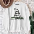 Don't' Tread On Me シャツ メンズ ガズデンフラッグ ブラック スネーク スウェットシャツ 年配の女性への贈り物