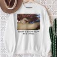 I Don't Know How But I Will – 堕天使 スウェットシャツ 年配の女性への贈り物