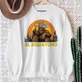 Elquatcho 面白いシンコ・デ・マヨ ビッグフット サスカッチ スウェットシャツ 年配の女性への贈り物