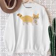 Everybody Want To Be A Cat Pet Cat Lover 長袖tシャツ スウェットシャツ 年配の女性への贈り物
