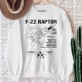 F22 ラプター戦闘機 ジェット仕様 軍用飛行機 F22 ラプター スウェットシャツ 年配の女性への贈り物