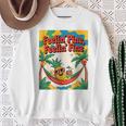 Feelin' Pine Feelin' Fine パイナップル トロピカル ビーチ 楽しい スウェットシャツ 年配の女性への贈り物