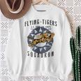 Flying Tigersquadron 第二次世界大戦ヴィンテージ記章 バックプリント スウェットシャツ 年配の女性への贈り物