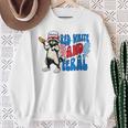 Raccoon 4Th Of July Patriotic Cute Red White And Feral Sweatshirt Gifts for Old Women