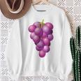 Grapes 葡萄 コスチューム シャツ スウェットシャツ 年配の女性への贈り物