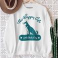 The Happy Life Withhiba Dog かわいい柴犬 黒柴 赤柴 スウェットシャツ 年配の女性への贈り物