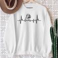 Heartbeat Herzschlag Hunde Hund Boxer Sweatshirt Geschenke für alte Frauen