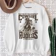 Hoofbeatのリズム カウガール 馬 ロデオ テキサスホース スウェットシャツ 年配の女性への贈り物
