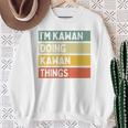 I'm Kawan Doing Kawan Things 面白い名言 長袖tシャツ スウェットシャツ 年配の女性への贈り物