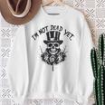I'm Not Dead Yet Thekeleton Head スウェットシャツ 年配の女性への贈り物