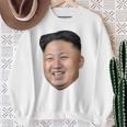 Kim Jong Un Big Face ロケットマン 北朝鮮パロディ スウェットシャツ 年配の女性への贈り物