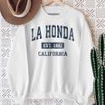 La Honda カリフォルニア Ca ビンテージ アスレチック スポーツデザイン スウェットシャツ 年配の女性への贈り物